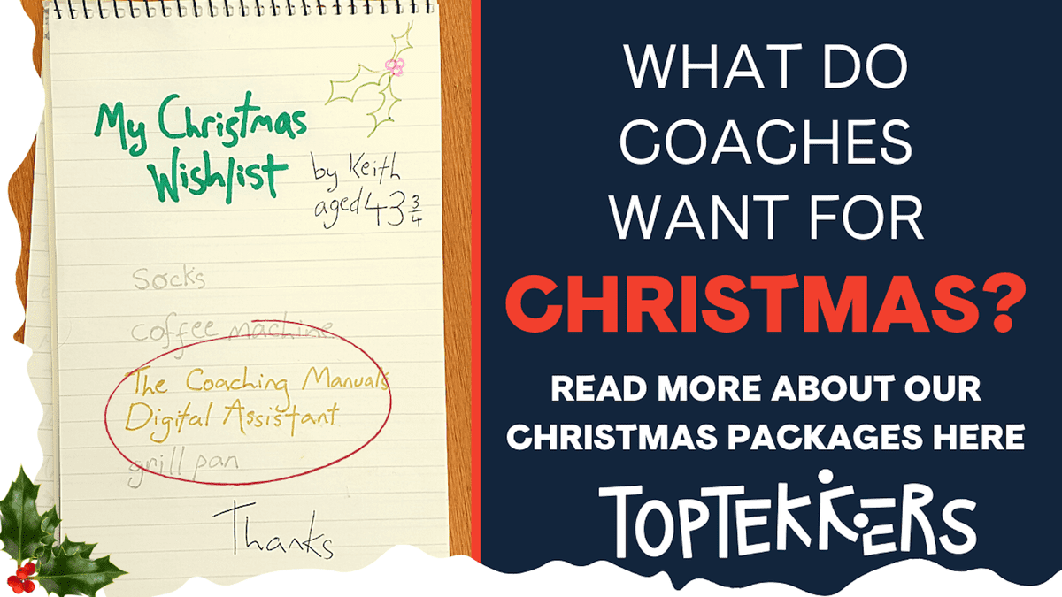 christmas for coaches with toptekkers