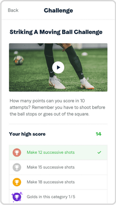 Shows a technique within the TopTekkers app